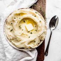 Creamy Goat Cheese Mashed Potatoes - The Windy City Dinner FairyThe Windy City Dinner Fairy