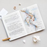 This awesome Pisces horoscope is created by artist @ajournalbyannie on IG. Follow us @alotmallforyou to get more idea on Bullet Journal / Planners Ideas for more on Journal Decorating, Monthly Journal, Ideas For Journal, Things To Journal🙂. 🏷#JournalDecorating #MonthlyJournal #IdeasForJournal #ThingsToJournal
