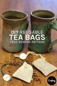 If you mom enjoys a good cup of tea she would love these DIY, reusable cloth tea bags. Make them extra personal by adding a photo or a special button to the end of the string.