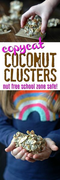 Copycat Coconut Clusters :: Nut Free School Zone Safe! - Raising Generation Nourished