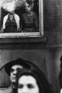 “MacArthur Parade", c. 1951 Saul Leiter