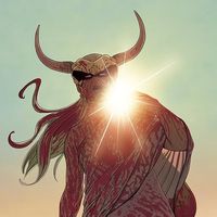 Jamie McKelvie on Instagram: "#WicDiv 34 is out tomorrow. Start of the final year. Lots of revelations ahead! This issue features some of my favourite colouring from Matt so far."