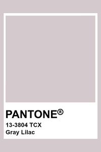 PANTONE 13-3804 TCX Gray Lilac #pantone #color