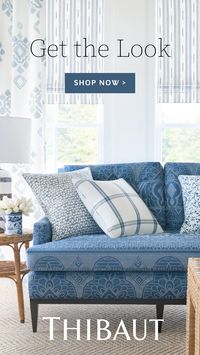 Looking for interior design inspiration? Shop these printed and woven fabrics that evoke a California aesthetic. #homedecor #interiordesign #fabrics