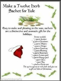 Yule Herb Sachet