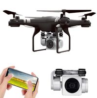 X52 Drone 0.3MP 2MP HD Camera Wifi FPV Drone RC Helicopter Radio Controlled 2.4G 4CH 6Axis Altitude Hold Quadcopter Specification: Color:Red,Black,White Size :31.5*31.5*10.5cm Charging Time: About 70-80min Flying Time: About 6-8min Frequency: 2.4GHz Gyro: Build-in 6 Axis Gyro Control Distance: About 100m Copter Battery:3.7V 750MAH Li-poly Control Battery: 4 xAA Battery (Not Included) Features: APP operation, Gravity sensor: forward, backward, left, right fly. Trajectory flight,Alititude Hold,Pho
