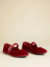 Plus Size Pointed Toe Mary Jane Flat (WW), PINK