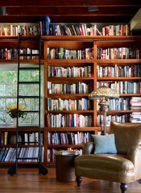 Classic library/study look.
