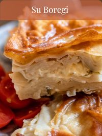 Su Boregi which means "Water Borek" is one of the most loved boreks in Turkey, and is by far the best of all Turkish Pastries.