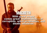Literary Protagonists Summed Up in a Single Sentence – Macbeth #books #literature