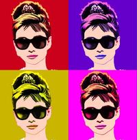 Audrey Hepburn by Andy Warhol