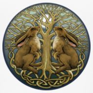 Scurry, scurry, worry, worry, Like the hare I run about, Busy, busy, in a tizzy, I only hear the voice without. Quiet, hare. Do not despair. The voice within is strong and sure. If you just listen, you'll learn your mission, Be confident and self-assured.