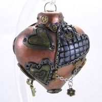 If It's Hip, It's Here (Archives): Steampunk Christmas Ornaments Are One Of A Kind Handmade Art For Your Tree.