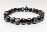 Check out this item in my Etsy shop https://www.etsy.com/ca/listing/797998088/bracelet-ebony-with-abalone-shell-made