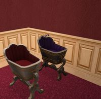 I had a bit of free time, so I converted some objects from the Sims 4: Vampires Pack. Let me know if there are any issues, and there might be because I’m kind of rusty at this. The bassinet is infant...