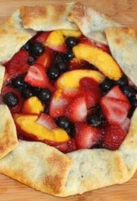5-Minute Rustic Fruit Galette—such a beautiful, easy dessert to serve guests!