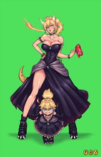 faymantra: “ Decided to jump into the Bowsette fanart bandwagon too. Kudos to the artist who started and drew her, it was a fantastic idea XDD ”