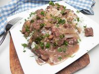 Instant Pot® Beef Tips with Mushroom Gravy