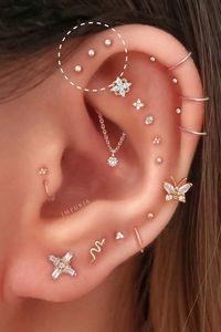 Helix Piercings: Everything you Need to Know - Impuria – Impuria Ear Piercing Jewelry