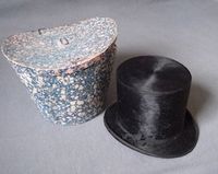 1860's French Hat and Box