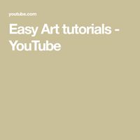 Easy Art tutorials - YouTube