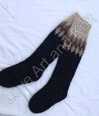 Ready to ship socks wool socks Icelandic wool unspun wool