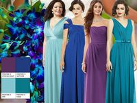 Bridesmaids : PANTONE WEDDING Styleboard : The Dessy Group