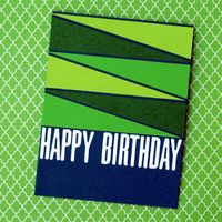 This card that I pinned provided inspiration for this birthday card for my brother. You need the following tools and supplies to create this card: Quickutz Revolution Tabletop die-cutting tool Quickutz alphabet die cardstock adhesive Fold the navy cardstock so it is a finished size of 4.25″x 5.5″ with the fold at the top of...Read More