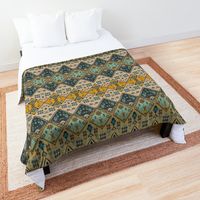 "Boho Oriental Traditional Handmade Moroccan Fabric Style " Comforter for Sale by Arteresting | Redbubble