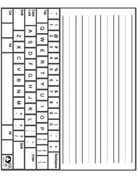 computer keyboard layout - Word Work activity for Daily 5