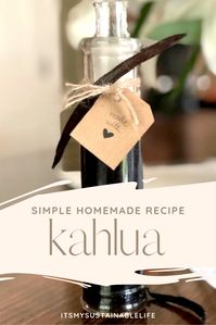 Making your own Kahlua or Coffee Liqueur with a few simple ingredients including vanilla extract or vanilla beans & given the time to age results in a smooth rich Kahlua that will rival any store-bought brand for pennies on the dollar.