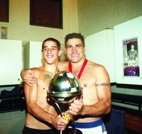 Romagnoli y Acosta, Copa Sudamericana 2002.