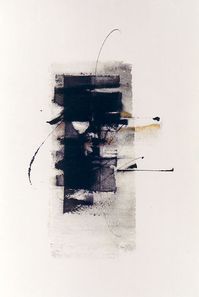 15, Pigments sur papier fait main, 50 x 65 cm - 2001 / Kitty Sabatier