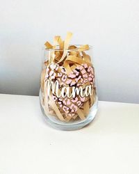 Mama Leopard Print Cup, Mama Cold Cup, Wine Glass, Iced Coffee Cup, Boho Aesthetic, Trendy, Mothers Day Gift, First Mothers Day Gift by Riverhandmadeandco on Etsy