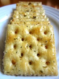 Fire crackers- - - I used 1 lb of goldfish crackers; no garlic powder (didn’t have any); added two dashes of cayenne pepper; let oil mixture sit for several hours (so flavors could meld) then added to the crackers; tossed crackers periodically for 15 minutes then spread on baking sheet; baked at 250° for 30 minutes, tossing every 10 minutes; 1 cup of oil was too much for 1 lb of goldfish crackers (next time I’ll try 1/2 cup oil & keep everything else the same, but bake 15 mins)