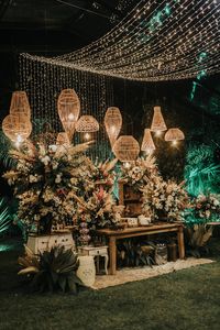 Casamento no Imperium Village com decoração repleta de capim dos pampas