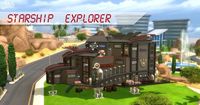 Starship Exlorer Lot for The Sims 4
