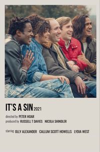 minimal polaroid series poster for it’s a sin