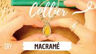 TUTO MICRO MACRAMÉ ✨Collier facile avec spirale • DIY Macrame - YouTube