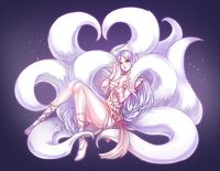 Commission: Ahri by ZenithOmocha on DeviantArt