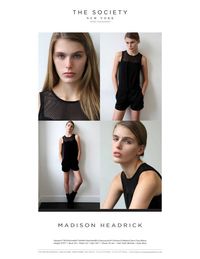 very clean cut comp card. love the simplicity of so much white background. Comp card design inspirations at Monica Hahn Photography