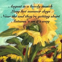 Welcome August!! Can you believe we’re more than halfway through this year 🌞😎... I’ll be working on collectible pieces of art for…” • Aug 1, 2021 at 1:42pm UT