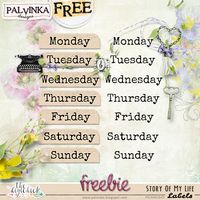 Diseños Palvinka: Story Of My Life y Freebie