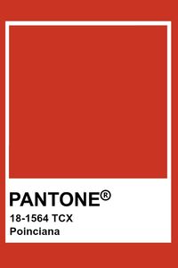 Pantone Poinciana