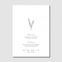 Botanical Wedding Invitation - DESIGN IT DIGITALS