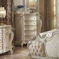 Rosdorf Park The collection counts this dresser as part of its traditional set. It is built to shine your life. This dresser is an excellent choice to finish off the decor of a guest or master bedroom. This collection includes a bed, nightstand, mirror, dresser, chest, vanity desk, vanity stool, bench, which are optional and sold separately. Create an elegant, traditional design in your bedroom with this standard chest. A beautifully crafted piece inspired by the luxurious European designs of th