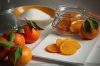 Mandarinas confitadas