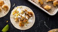 A true Baja California experience requires sunny, breezy patios and a plate of tacos. We aimed to re-create the feel of a Baja-style fish taco in our home kitchen, instead bringing veggies to the forefront.