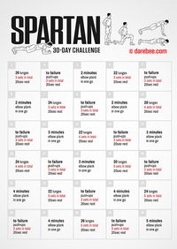 SPARTAN CHALLENGE | DAREBEE | #darebee #30daychallenge #30dayweightlossplan #fitnesschallenge #spartanwarrior #weightlossjourney #bodyweightworkout #bodyweightexercises #strengthtraining #noexcuses #athomeworkouts #exercise
