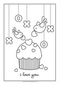 cupcake and birdies